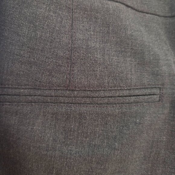THEORY Wool Crop Dress Pants, Grey, Size 10 NWOT - Picture 2 of 3